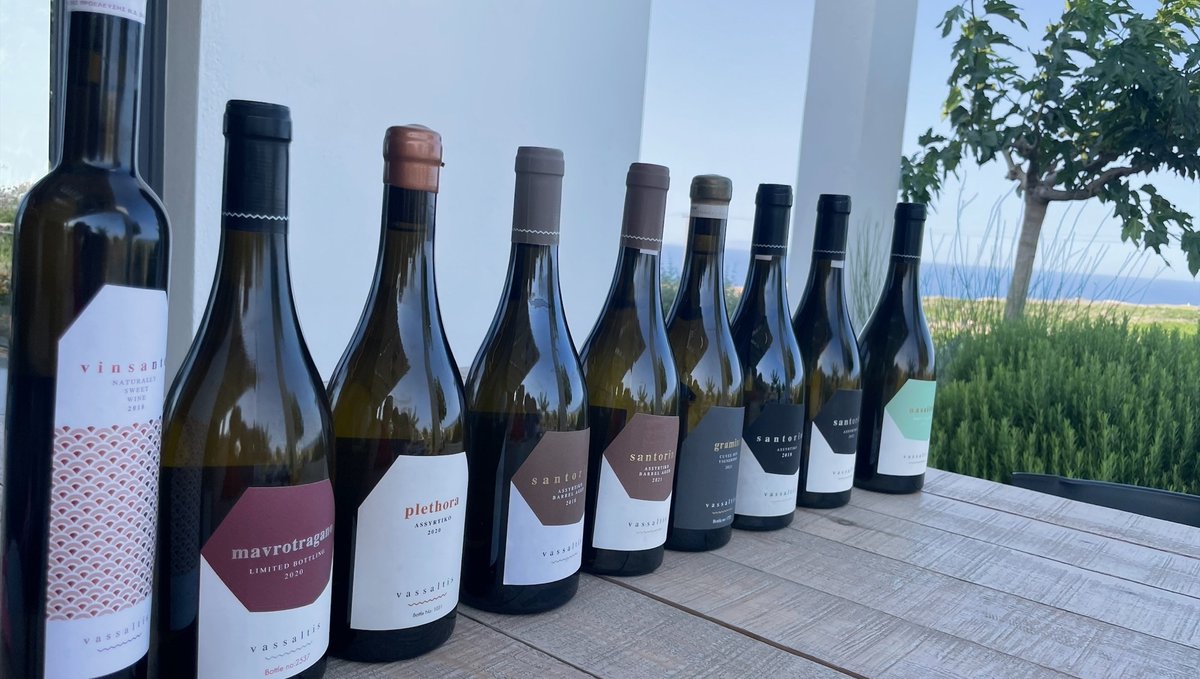 bordeaux_index's tweet image. A photo that Matthew O&apos;Connell, LiveTrade CEO and Head of Investment, took whilst visiting Vassaltis in Santorini recently. 📸

Vassaltis Vineyards get CEO Gary Boom&apos;s stamp of approval: 

&quot;These are in a different league.&quot;

#santoriniwine #assyrtiko #finewine #vassaltis