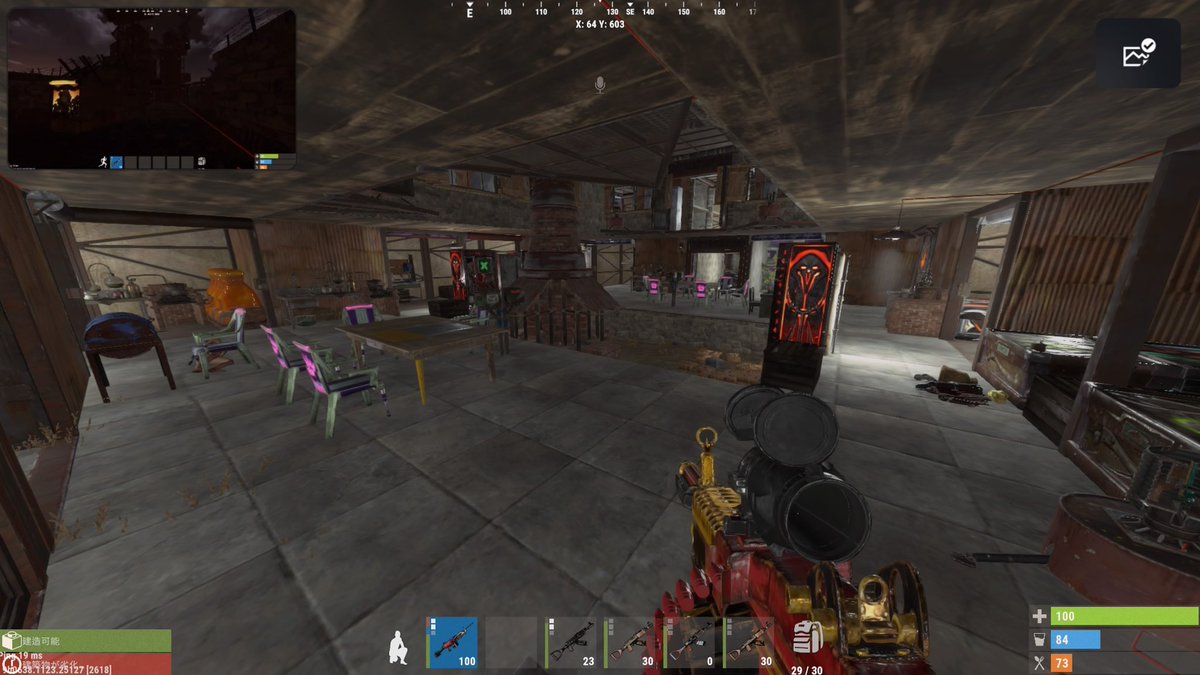 XF_HHHHH's tweet image. 今期はエンジョイアホハウスで楽しみまくった！次はもっとおもろいの作る！#Rustps4