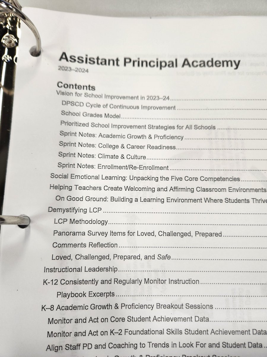 Truly back to the grind the next two days--8:30-4:30 Assistant Principal Academy meetings!