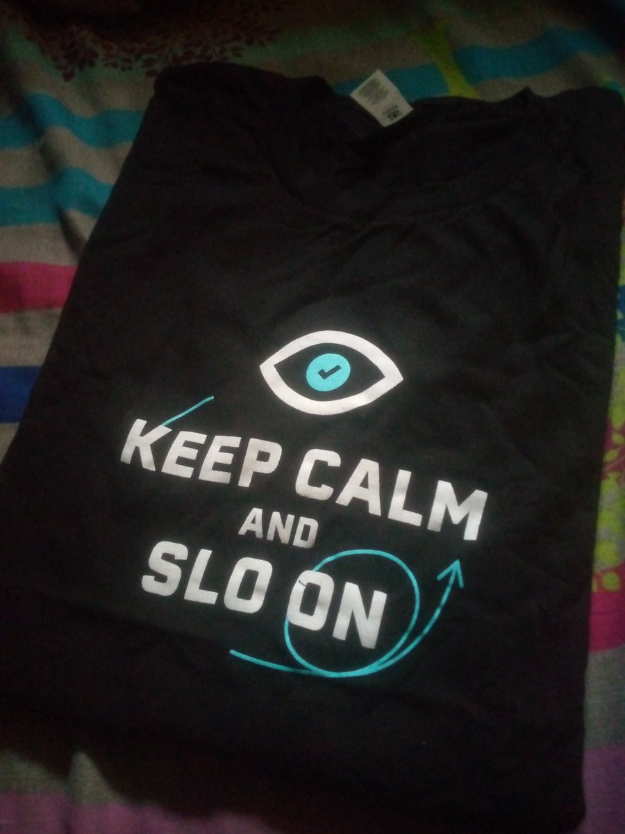 lumi_narium's tweet photo. Finally received my #SLOconf swag. 
Definitely Rocking this to work on Monday🥳 Thanks @nobl9inc and @SLOconf.

#sre #slo #sli https://t.co/3Gz3YeyaiA