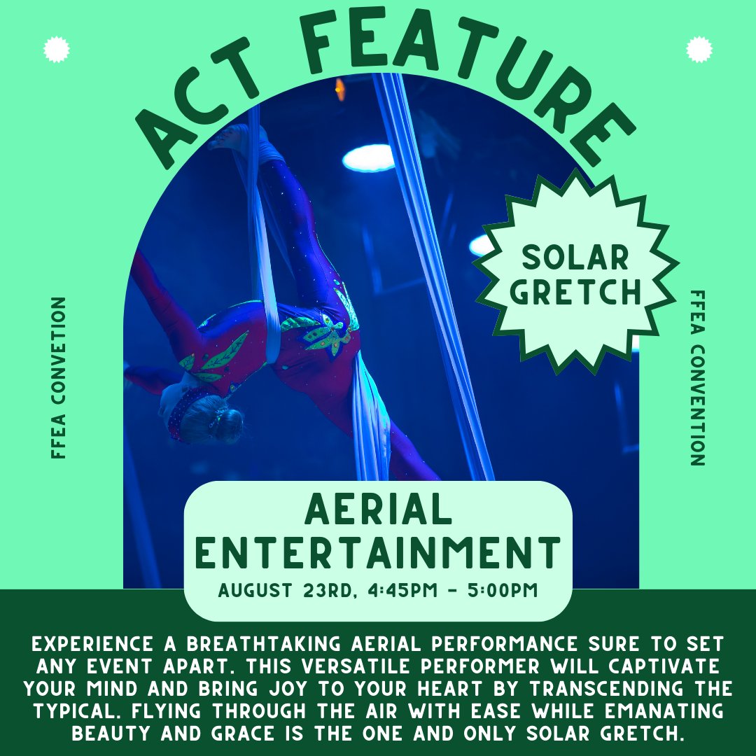 Part 2 of our spectacular lineup is here! Prepare for an extraordinary day of breathtaking aerial entertainment, mesmerizing music videos, mind-blowing magic, and incredible dancers! Stay tuned on our socials for more info!