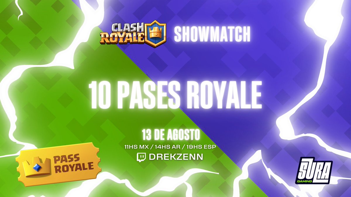 Queremos que tengan un super domingo, así que además de dar un espectáculo increíble...   

👑VAMOS A ESTAR SORTEANDO 10 PASES ROYALE👑

1⃣ Follow
2⃣ Follow <a href="/DrekzeNN/">Iarek Hoffmann</a>
3⃣ Like y RT
4⃣ Etiqueta a 2 amigos