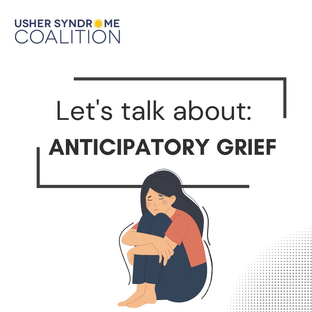 Did you get our monthly Grounded in Science newsletter today? Check your inboxes! This month we talked about the concept of #AnticipatoryGrief and how it can be seen in our #UsherSyndrome community. Have you experienced this?