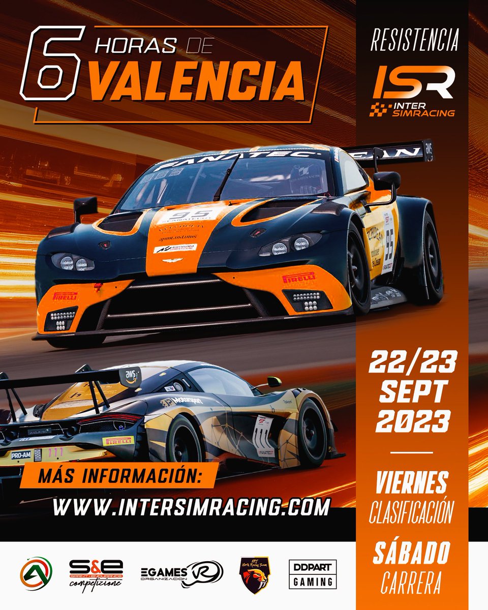 Primeros #flyers diseñados para los nuevos eventos de <a href="/inter_simracing/">ISR</a> 🔥

No te lo pierdas! 🏁🏁
discord.gg/ZXmXUwrWxD 📲