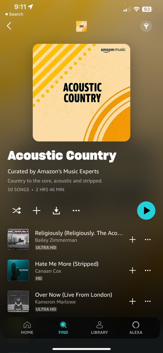 Thank you <a href="/amazonmusic/">Amazon Music</a> for all of the continued love ❤️ Listen here: amzn.to/43PDWvW