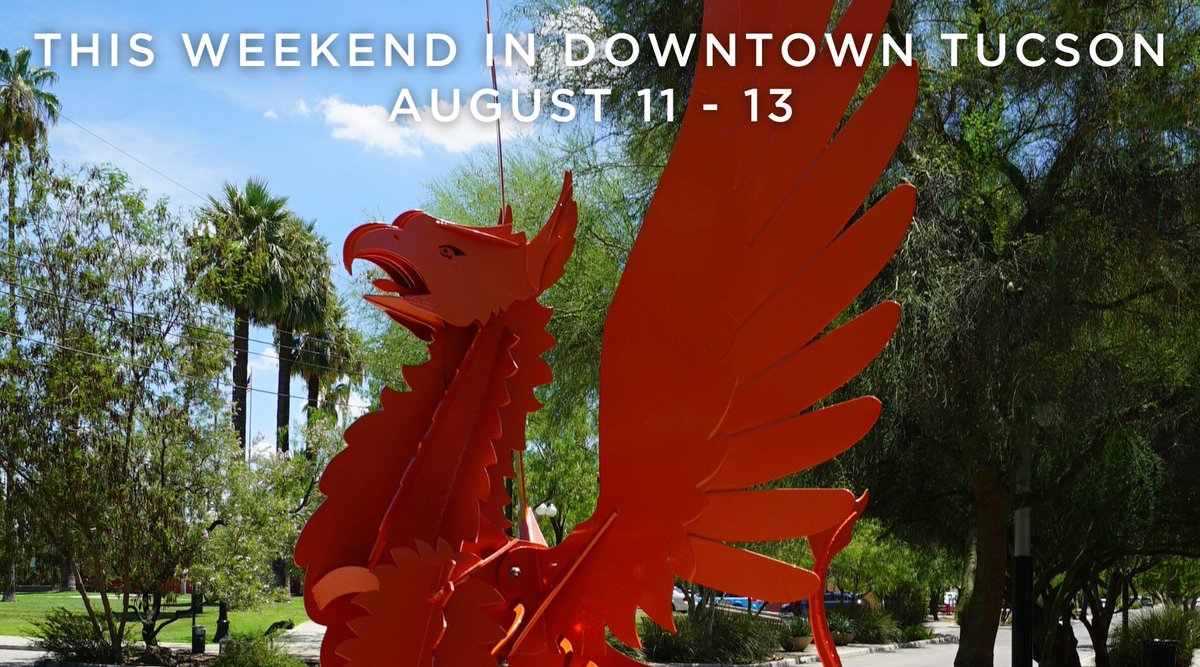 DowntownTucson's tweet photo. This Weekend In Downtown Tucson: #IMOMSOHARD Ladies Night, Metal Fest 25, 2nd Saturdays, Second SundAZe, $5 Admission @ Alfie Museum, Surfapalooza, &amp; So Much More! 🎨💎🏄‍♀️
Some really fun events happening, check them out here: https://t.co/6xu1RbCJYh https://t.co/D4Z04WEngH