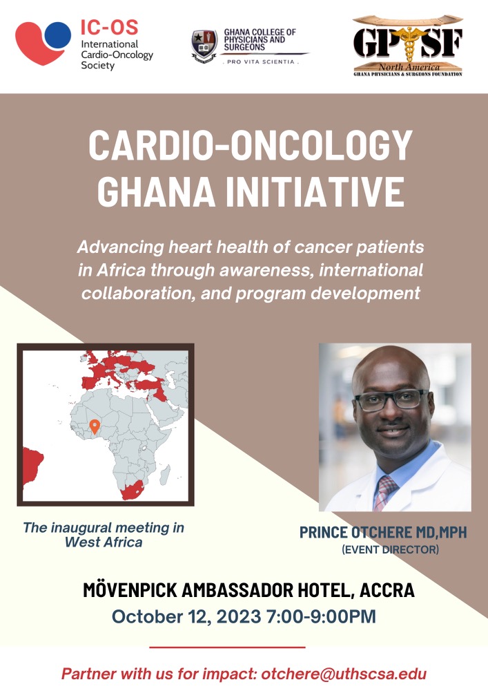 With Global and local partners, we want to change the cardiovascular fate of cancer patients in Africa. 

Please partner with us for impact. 

<a href="/UTHealthSA/">UT Health San Antonio</a> <a href="/ICOSociety/">International Cardio-Oncology Society</a> <a href="/melindagates/">Melinda French Gates</a> <a href="/gatesfoundation/">Gates Foundation</a> <a href="/wode_maya/">Wode Maya ®</a> <a href="/kwadwosheldon/">Kwadwo Sheldon</a>