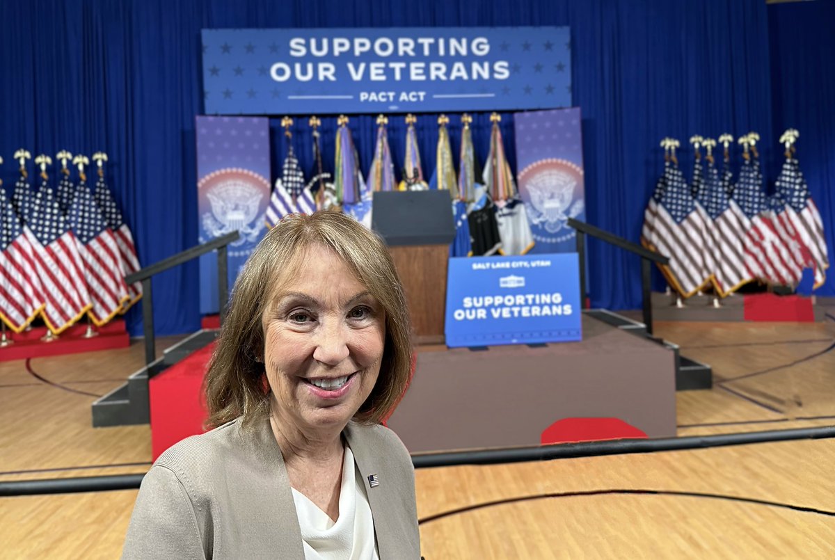 RepLesser's tweet image. Ready to welcome @POTUS to Utah! Thank you for visiting our state and honoring our veterans #utpol #utleg