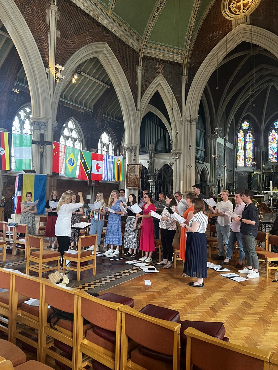 Rehearsing ahead of our concert for the North Norfolk Music Festival tomorrow! There are still some tickets left so do join us if you’re in the area! northnorfolkmusicfestival.com