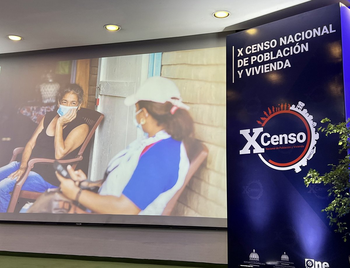 InkaMattila's tweet photo. Un gusto acompañar desde @PNUDRD la presentación de los Datos Preliminares X #Censo Nacional de Población&amp;Vivienda- 1. censo tecnológico en 🇩🇴-Estadísticas confiables son la base para la toma de decisiones &amp;mejores políticas públicas ¡Felicitaciones @miosotisr &amp;equipo @ONERD_ 🙌! https://t.co/6fosJpwfD8