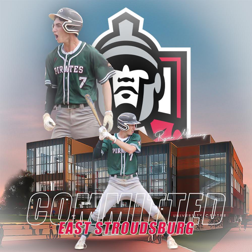 Ryan Manning (@ryanmanning37) on Twitter photo I am extremely blessed and grateful to announce that I have committed to play at East Stroudsburg University! I would like to thank my family, friends, coaches, and everyone else who has helped me along the way. Excited to be a Warrior! <a href="/ESU_Baseball/">ESU Baseball</a> <a href="/CoachK_ESU/">John Kochmansky</a> <a href="/baseball_cedar/">Cedar Creek Baseball</a> I am extremely blessed and grateful to announce that I have committed to play at East Stroudsburg University! I would like to thank my family, friends, coaches, and everyone else who has helped me along the way. Excited to be a Warrior! <a href="/ESU_Baseball/">ESU Baseball</a> <a href="/CoachK_ESU/">John Kochmansky</a> <a href="/baseball_cedar/">Cedar Creek Baseball</a>