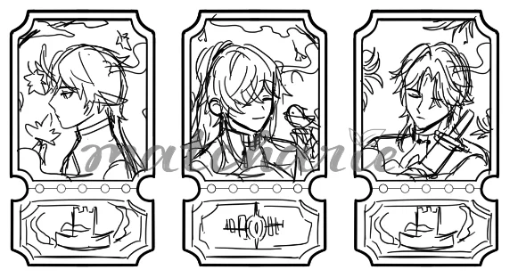 new xianzhou trio merch wip