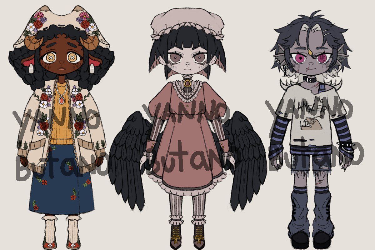 Made a bunch of adoptables !
Not selling them yet but heres a teaser 🫶