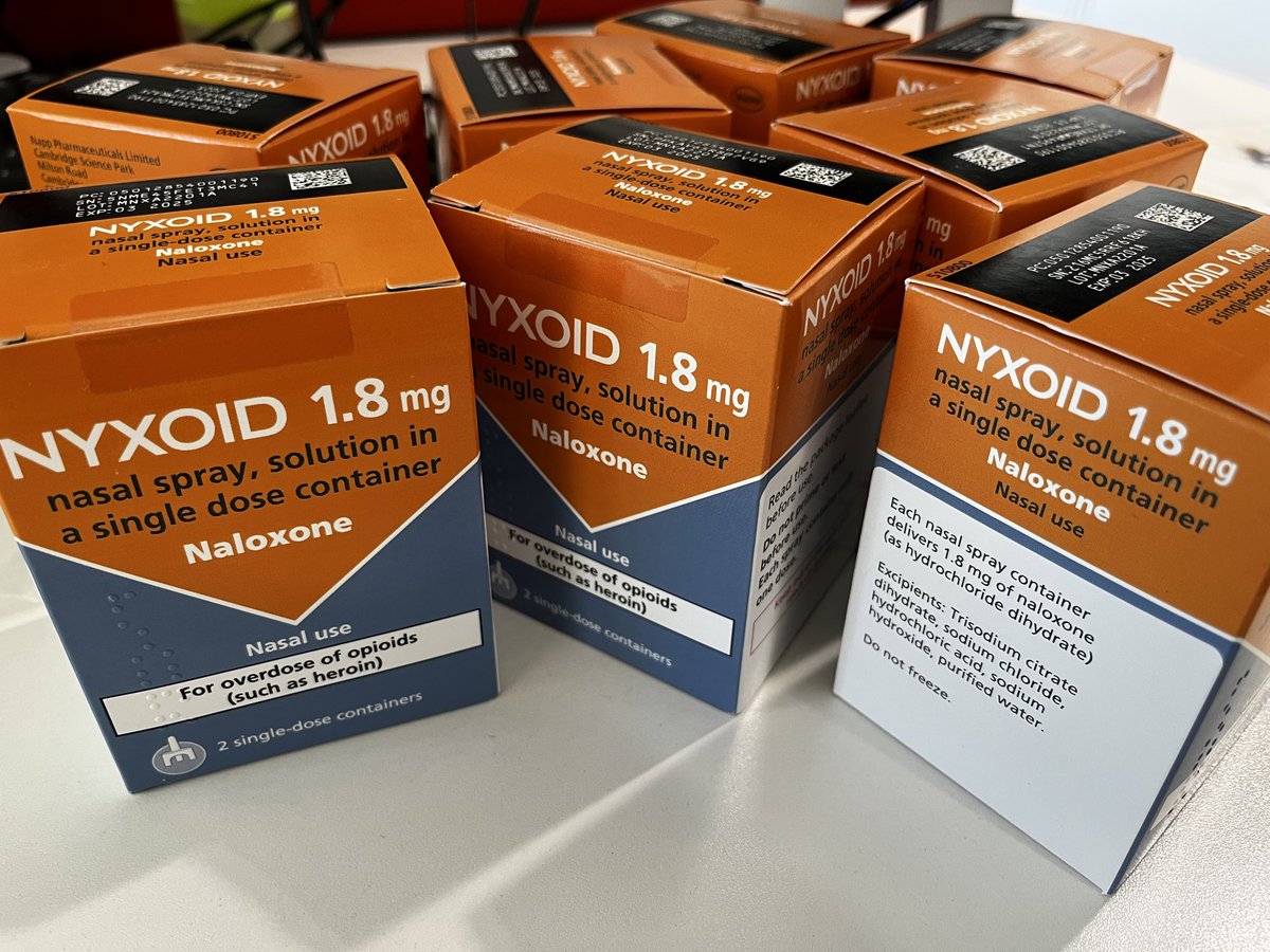 Our partnership work with  @Humankind_UK @WeAreWithYou to supply @DurhamPolice colleagues with #naloxone saves lives. Yesterday one of our Community Support officers in the #BishopAuckland area used their #nyxoid naloxone spray to save life.  #harmprevention  #durhamrecovery