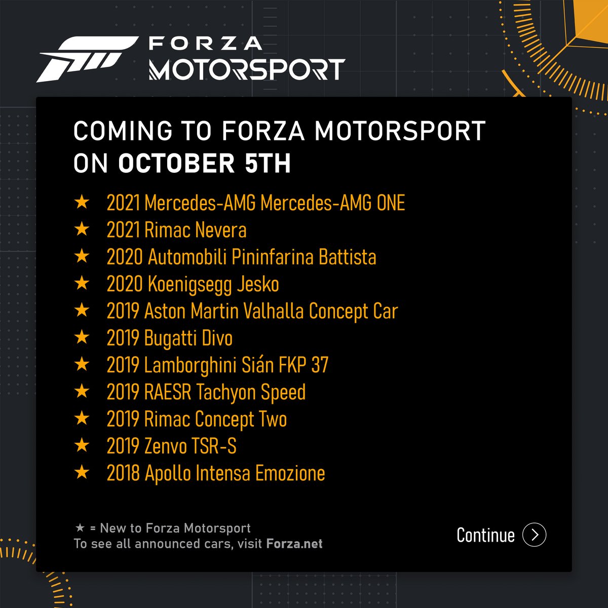Forza Motorsport tweet media