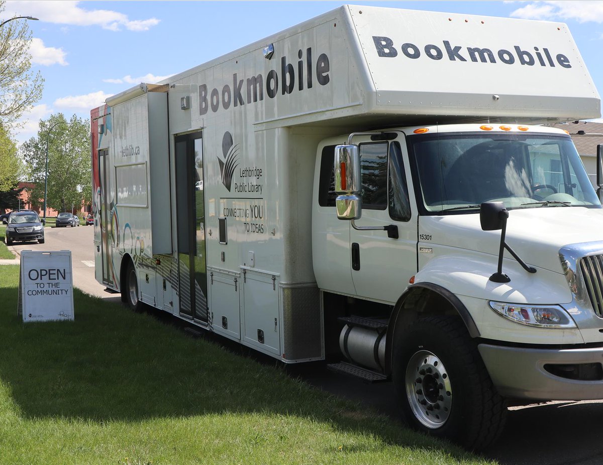 LethLib's tweet image. The Bookmobile will be closed Aug. 10 &amp;amp; Aug. 12 for repairs. Sorry for the inconvenience.  #yql #Lethbridge #LethLib