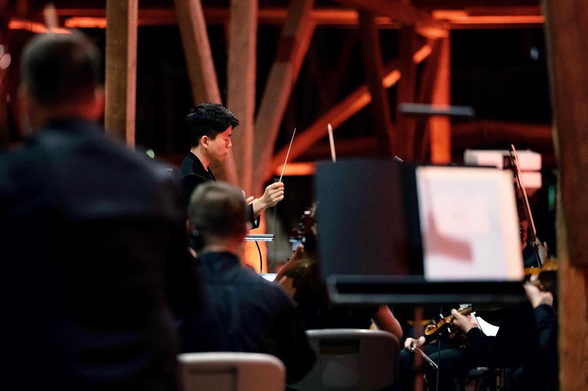 jasonbae1029's tweet photo. 2023 Fiskars Summer Festival. It was an absolute honour to share the stage and movements with maestro Jukka-Pekka Saraste. (4 August 2023) https://t.co/8pJUEzHh6g