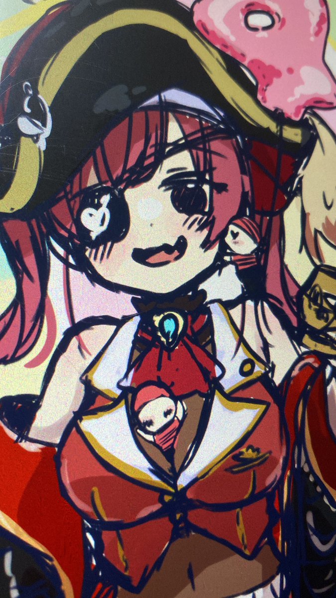 宝鐘マリン 「色ラフ〜」|屋十丸/Yatomaruのイラスト