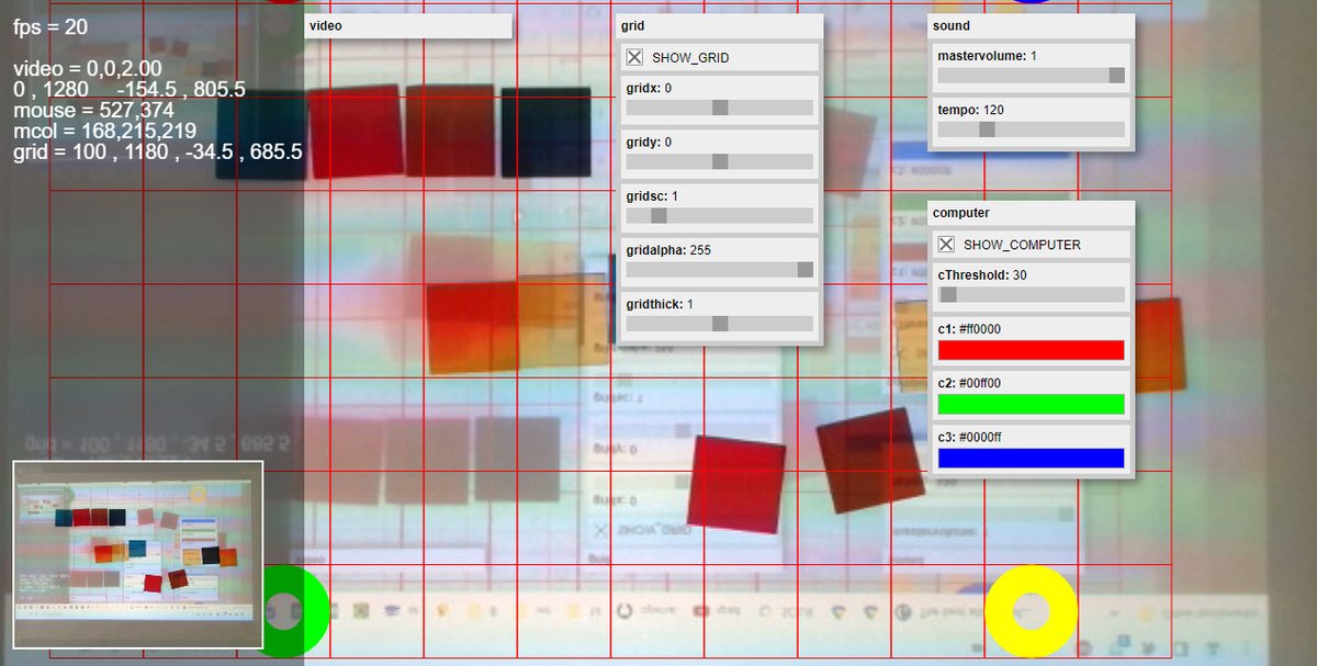 geneticmoo's tweet image. Start of new project with projector and webcam looking at desktop - trying to build a Tunbridge Ware sound making computer we're calling TW3000 for now #stickwork #kraftwerk #dynamicland #feedback