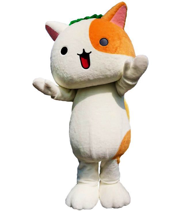 「Nekokappa Ai-chan, a mixture of a cat an」|Mondo Mascotsのイラスト
