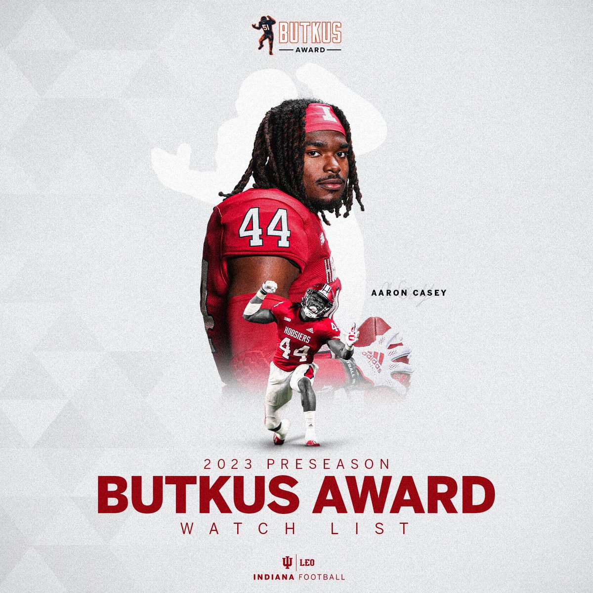 IndianaFootball's tweet photo. .@A_casey2 is on the Butkus Award Watch List – recognizing the best linebackers. https://t.co/EEzabxQDKi