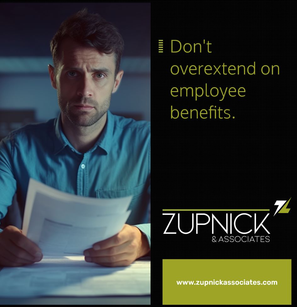 ZupnickA's tweet image. Offering too many benefits will affect your bottom line, strain your administrative work, and consequently lead to errors and compliance issues. Only provide necessary benefits, benefits that don't waste resources. #InsuranceSolutions #SmallBusinessInsurance #EmployeeBenefits