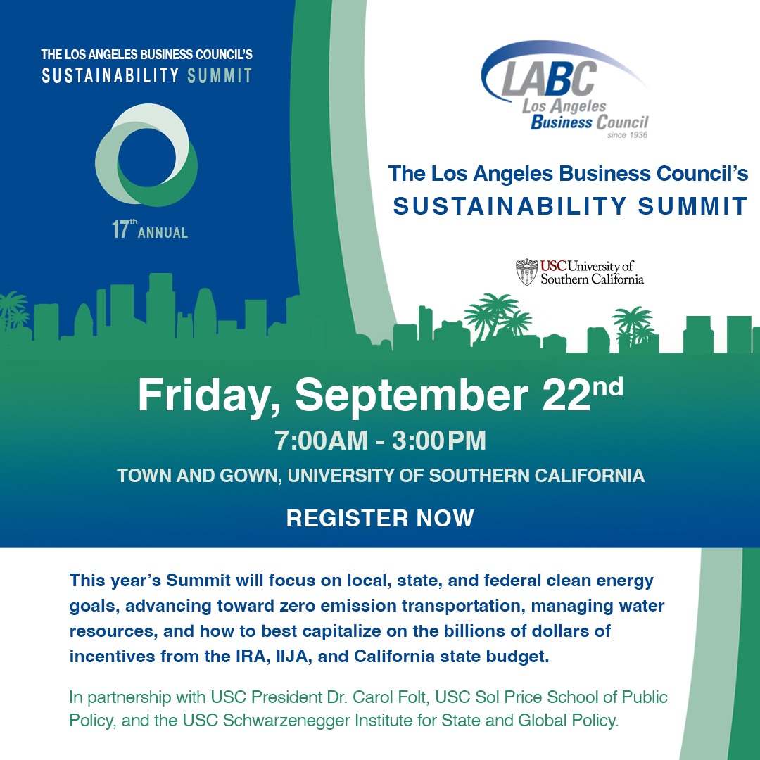 EA will be attending <a href="/labctweets/">LA Business Council</a> 17th Annual Sustainability Summit and you should join us! Click below to register and be part of one of LA's most important convenings of the year: labusinesscouncil.org/events/sustain…