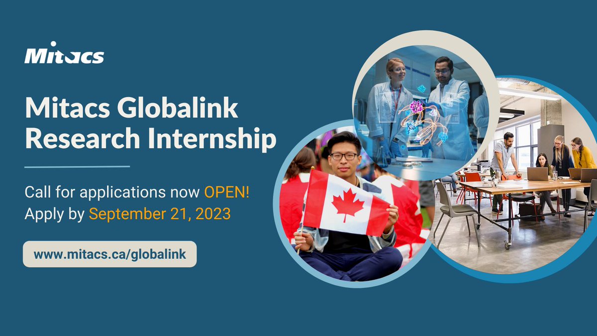International #undergraduates: How are you spending next summer? Join @MitacsCanada in Summer 2024 for a fully funded 12-week research internship in Canada that you will not forget. Start here: ow.ly/qukJ50KhYTw #MitacsGlobalink #Innovation #Canada