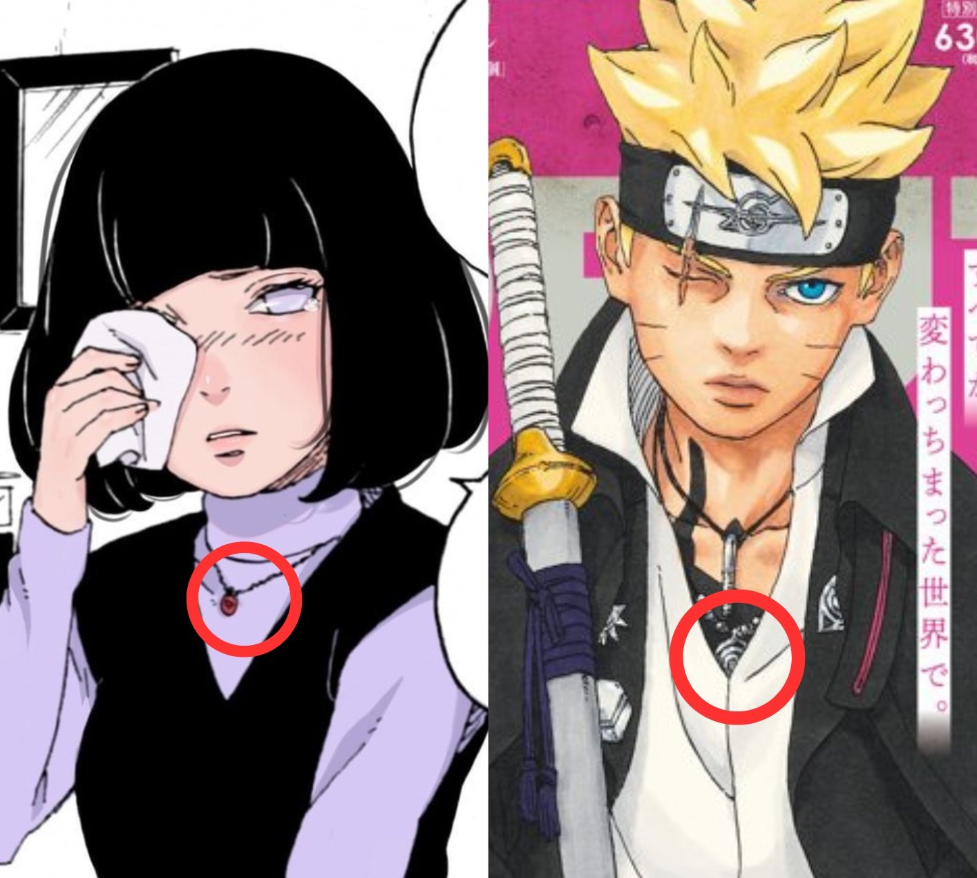 His bolt necklace is gone in the timeskip... Interesting. I wonder who has  it. : r/Boruto