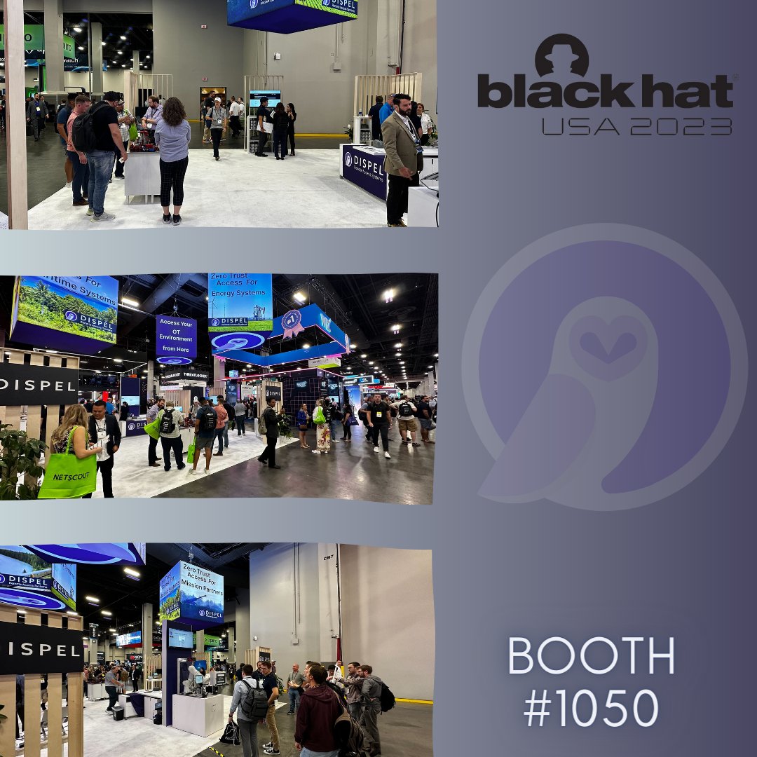 dispelhq's tweet photo. Come meet the Dispel team at our booth #1050! 

Find out why Dispel is at the forefront of cybersecurity and how we can empower you to protect what matters most. https://t.co/jXDMMy3yVS