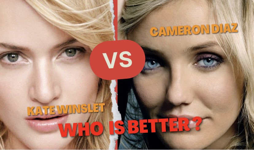 Cinemalords_'s tweet photo. @CameronDiaz 🎬 Who reigns supreme in Hollywood? 🌟 Watch as we delve into the worlds of Kate Winslet &amp; Cameron Diaz on #CinemaLords! 
🍿 Who's your pick for the ultimate celebrity? Check out the epic comparison:

 https://t.co/iaUBfp7pcv 🔥 

#KateWinslet #CameronDiaz https://t.co/USCyNptS5O