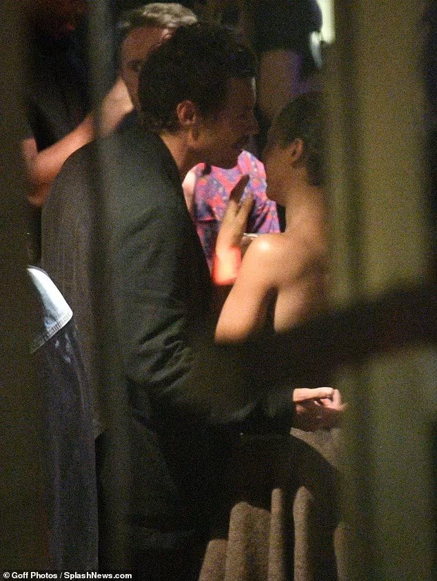 hsdcandids's tweet photo. More of Harry and Taylor Russell in London last night - August 9 https://t.co/Gg8OmkFYQW