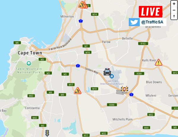 TrafficSA's tweet photo. Cape Town - LATEST LIVE:  #TaxiStrike Highways open - no obstructions or delays - SANTACO denies #shutdown rumors as they consider fresh proposals following a meeting with City and Provincial representatives https://t.co/bysePrXI4j