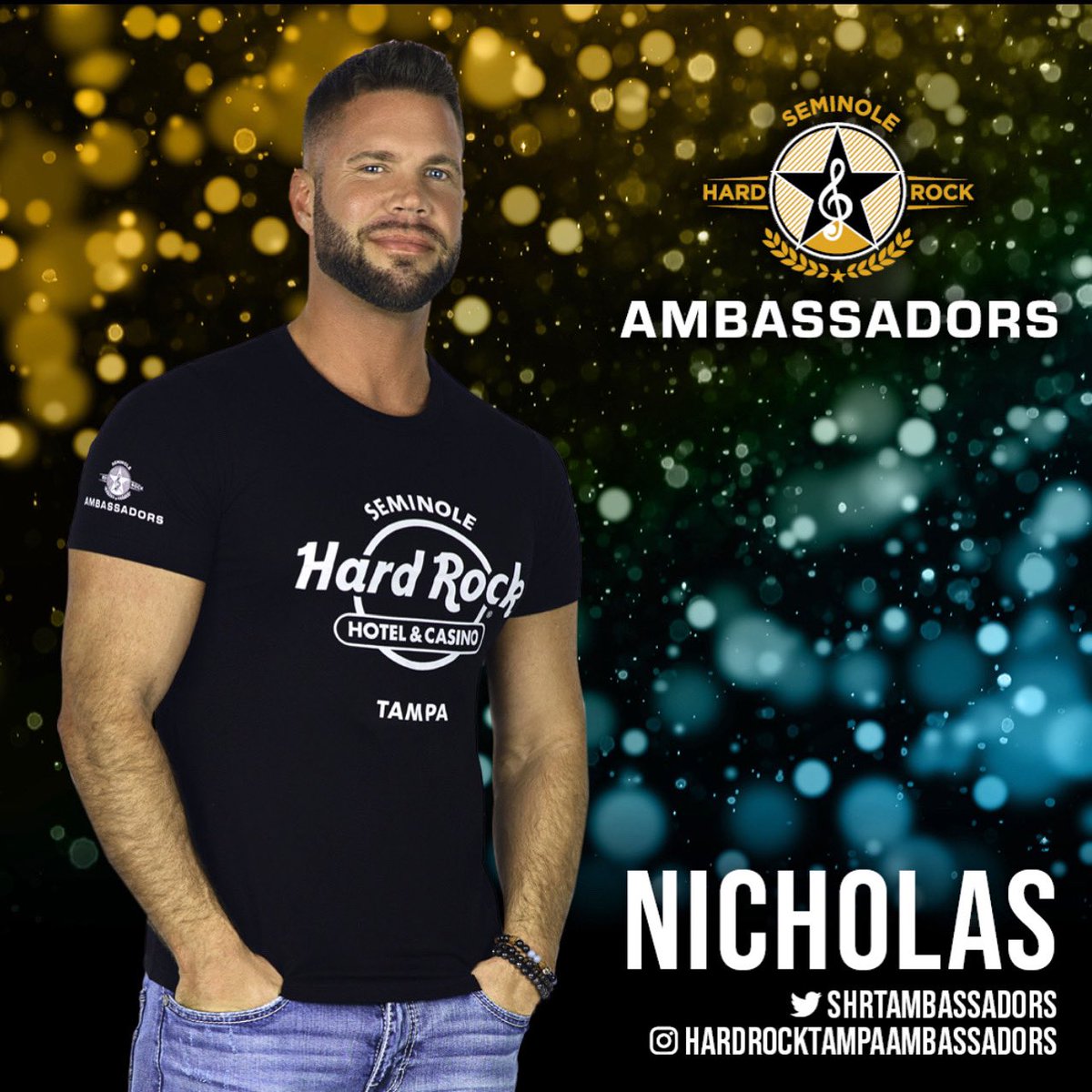 Blessed to have another year representing this wonderful company. Thank you for making me feel like a rockstar and for giving me the confidence to pursue my own dreams. ❤️🤘🎸 @SHRTAmbassadors <a href="/SHRTampa/">Seminole Hard Rock Tampa</a> <a href="/SHRTBackstage/">Tampa's Backstage</a> #HardRock #Ambassador #HardRockTampa