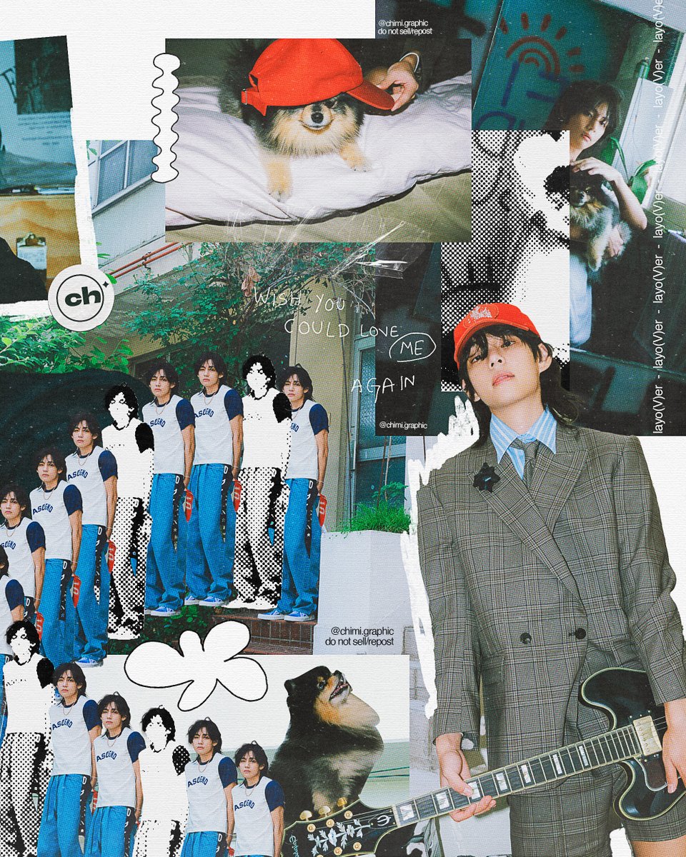 #taehyung layo(V)er photo 1 collage!