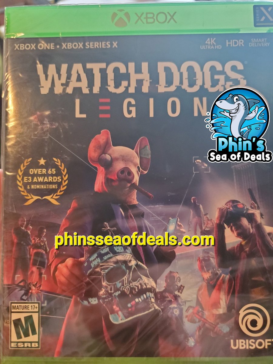 Immerse yourself in the thrilling world of Watch Dogs Legion Phinsseaofdeals.com #Phinsseaofdeals #Xbox #videogames #videogamesaddict #videogamesforsale #watchdog #watchdogslegion #washingtoncountypa #washingtonpa #mcmurraypa #thriftingfinds #smallbusiness #videogamesstore