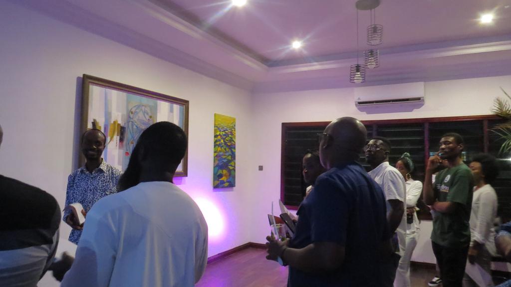 prophask1's tweet photo. One week to go. 
Kindly visit to make a choice. 

Immerse yourself in a visual symphony of colours and emotions. 

"AFFINITY"

The exhibition is ongoing until the 19th August 2023 at Gyandu place, East legon. 
Kindly search for the location map:

GD-209, 1957 Adjiringano Rd, F7 https://t.co/zVrD9cWXGR