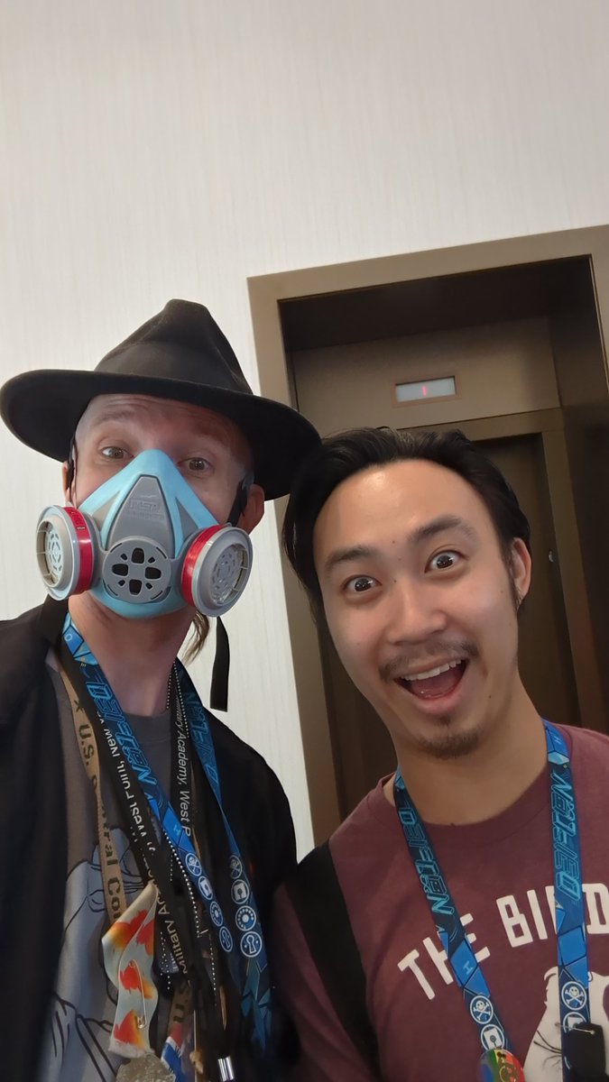 So if you are seen by either of these fools around @defcon and you're doing something cool and helpful for the community, you may earn a CoWF Defcon service medal. So be awesome all the time