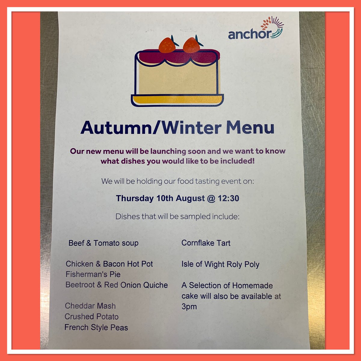 Dawson_Lodge's tweet photo. Today we held our Winter Menu tasting menu. Our chefs @VeritySims & @trudiebakescake got positive feedback about the dishes cooked π what would you of chosen from the menu? @AnchorLaterLife @AnchorJobs @carehome_co_uk @Carehomemanage @NAPAlivinglife #menutasting #carehome https://t.co/ji5RgJINIT