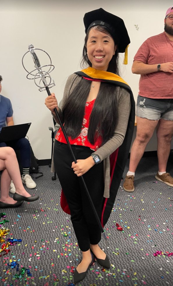 Sarah McMenamin, she/her (@skmcmena) on Twitter photo Congratulations, Dr. <a href="/hellostaceface/">Stacy Nguyen</a> !!!
I'm so proud of her and all her accomplishments. Stacy is off to start a faculty position at <a href="/wheaton/">Wheaton College (MA)</a> in the Fall!🥳😭 Congratulations, Dr. <a href="/hellostaceface/">Stacy Nguyen</a> !!!
I'm so proud of her and all her accomplishments. Stacy is off to start a faculty position at <a href="/wheaton/">Wheaton College (MA)</a> in the Fall!🥳😭