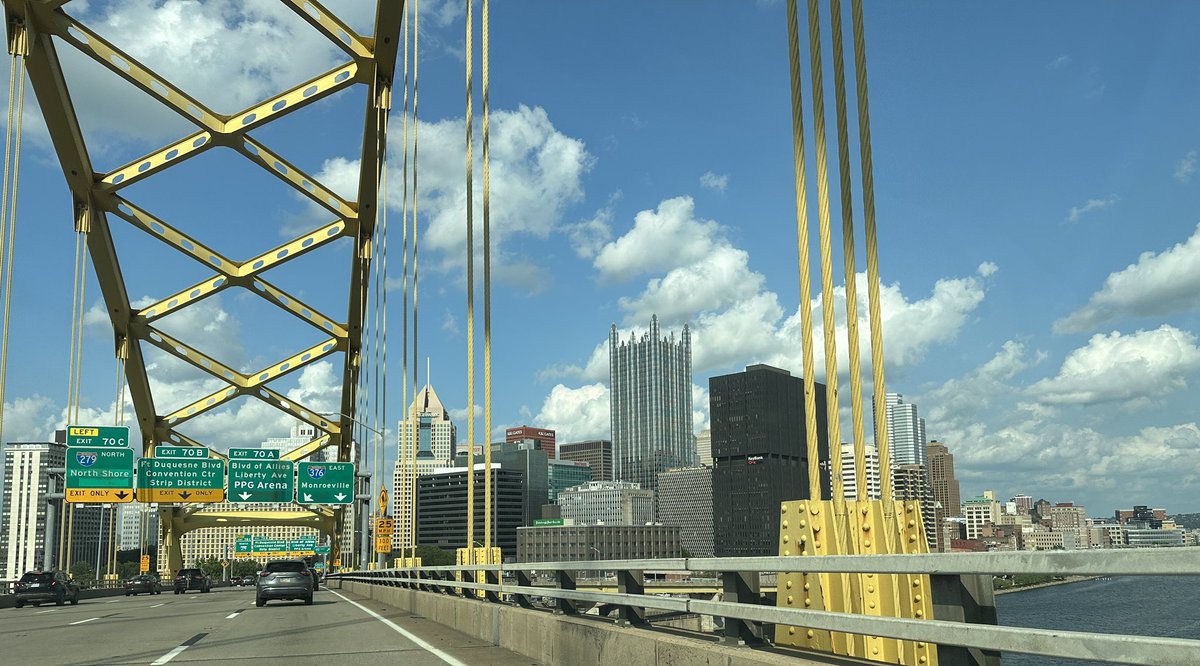 I always love going into the city #Pittsburgh