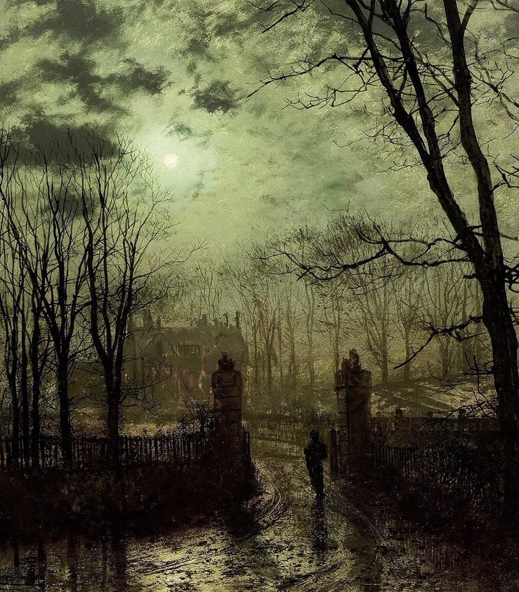 AcademiaAesthe1's tweet photo. Paintings by John Atkinson Grimshaw. https://t.co/lzBp7V9AeZ