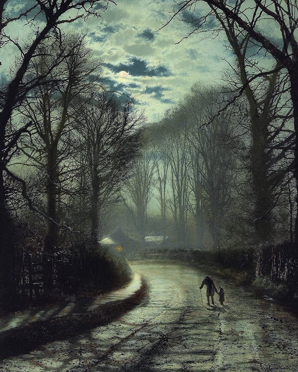 AcademiaAesthe1's tweet photo. Paintings by John Atkinson Grimshaw. https://t.co/lzBp7V9AeZ