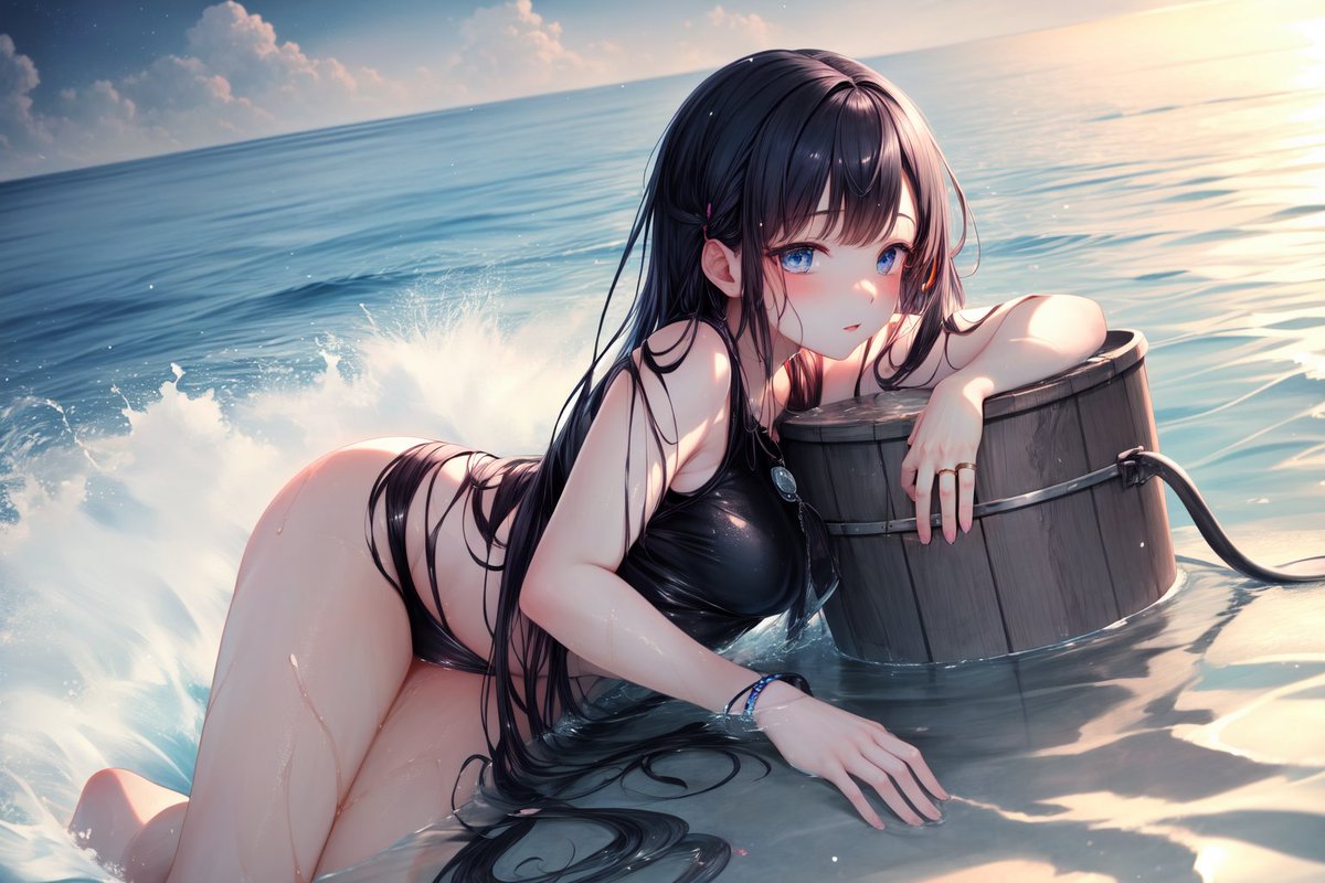 DiffusionWaifu's tweet photo. #summerAiChallange by @EroAm_PLUS
#AIArt #aiwaifu #stablediffusion #diffusionisstable #animeart #aianime #aigirls #waifu https://t.co/JuNeDh7II5