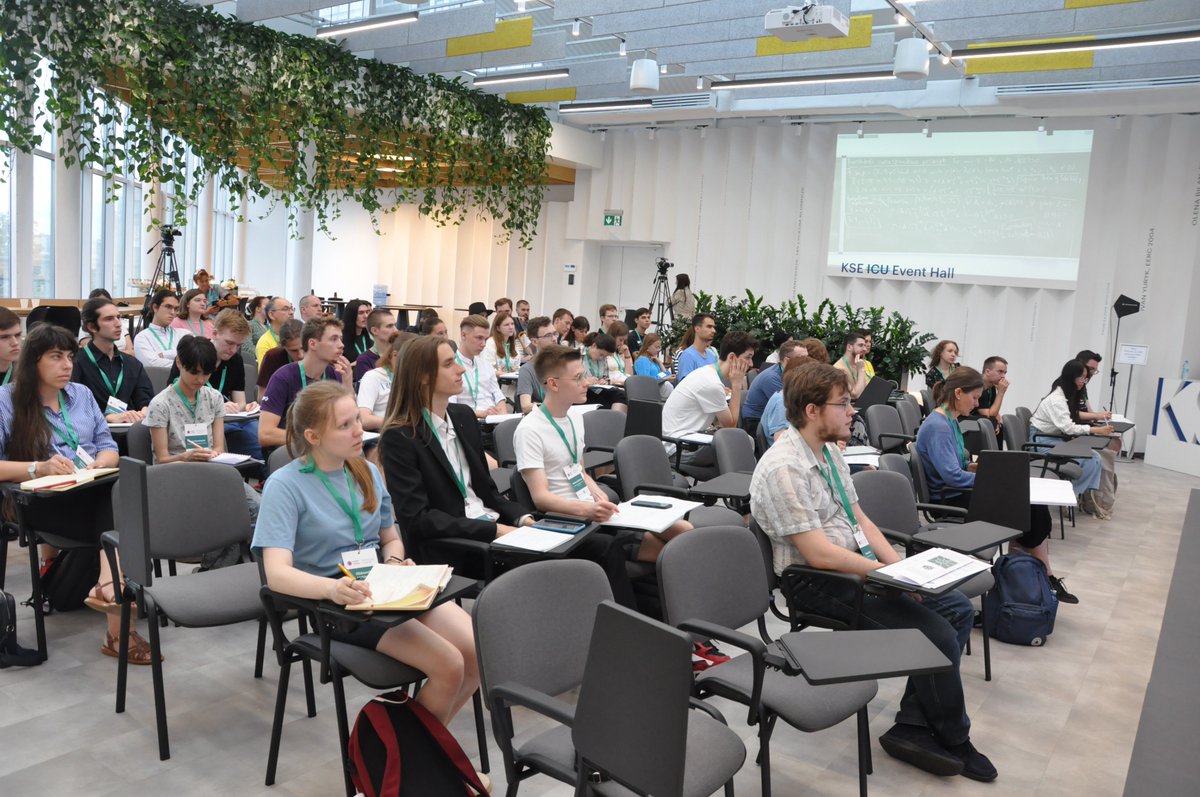 Snapshots from the first day of the "Numbers in the Universe" school and conference