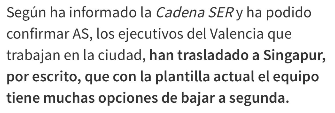 CorDeValenciaCF's tweet photo. Oye, que parece que cobrar sueldos de 6 cifras sólo les obliga a enviar un mail para avisar.
No está nada mal las exigencias del curro de Miguel Angel Corona, Javier Solís y Lay Hoon.
Enviamos un mail y a lavarse las manos.
¡Qué grandes profesionales!
Suerte de local management. https://t.co/ZcngaBdyiH