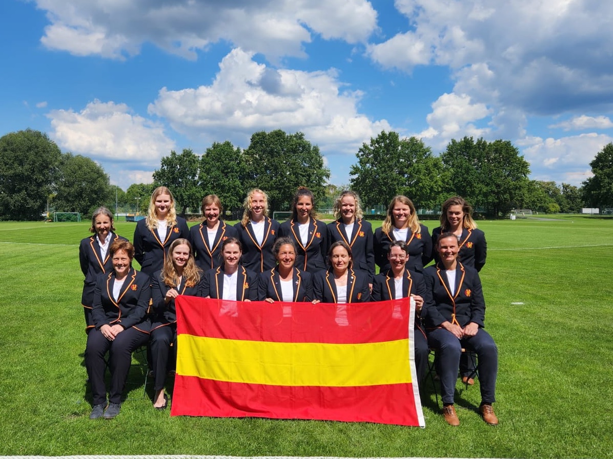 CricketRcd's tweet photo. International Women’s TriTournament Dresden 2023 opening ceremony by Mr. Richter(Member of Legislative Assembly, Saxony), Mr. Schuster(State Minister for Interior and Sports) and our dear senior RCD Club members 🏏🙌🏆
@MCCOfficial  @austriacricket   @dcbcricket #CricketTwitter https://t.co/EGl517QlMd