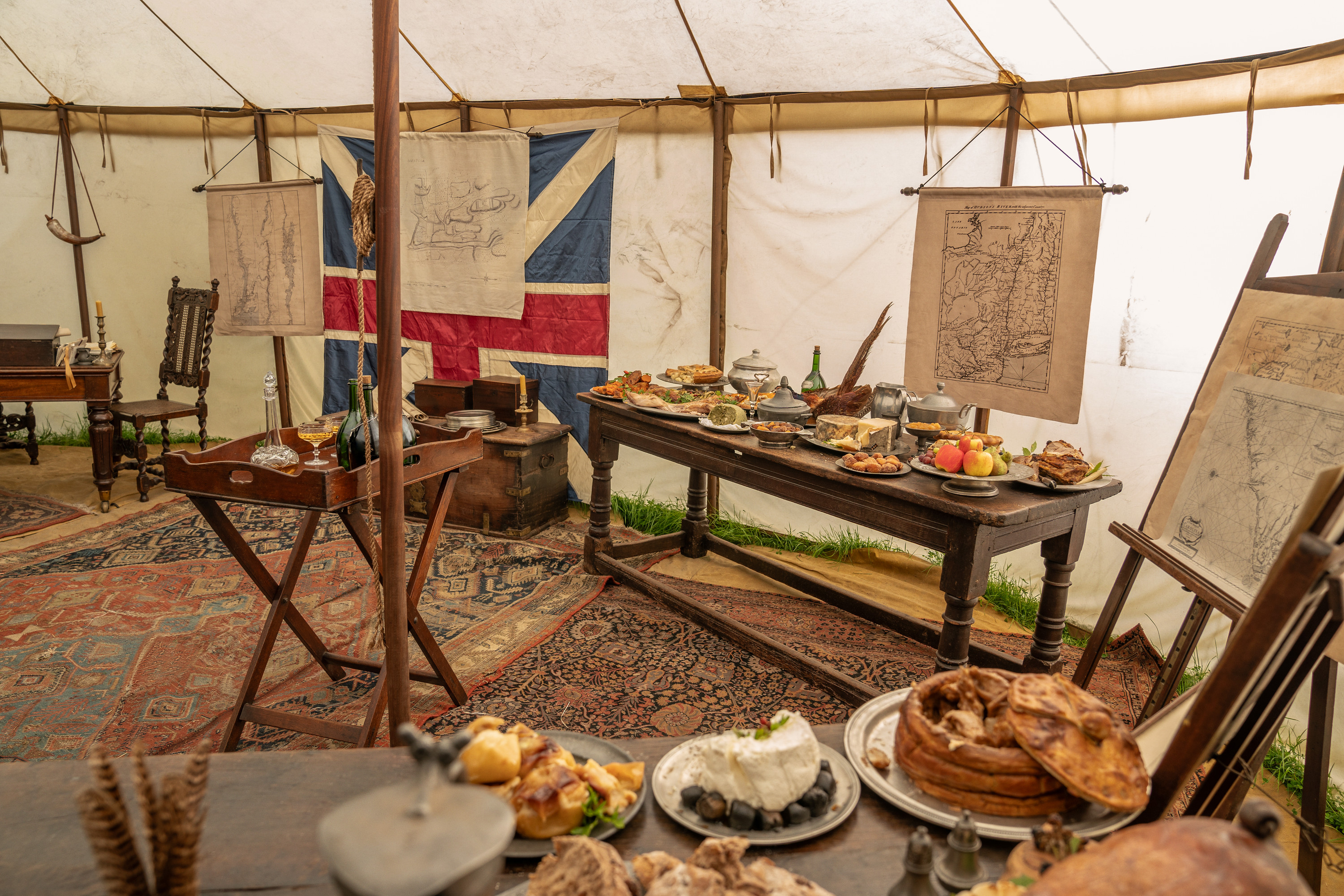 Outlander on X: Set Decorator Stuart Bryce: “In the British camps