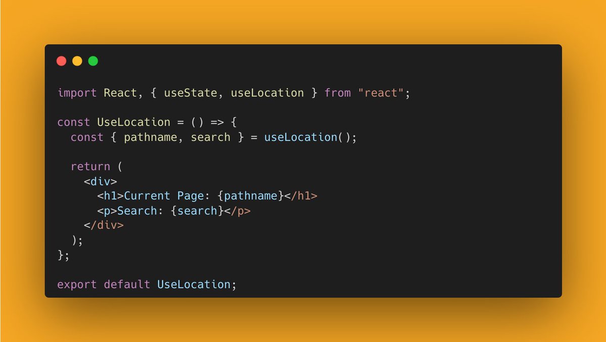 VaibhavTechDev's tweet image. Learning React?
Day 24 of #30DaysOfReact
Here are 3 concepts that will make your code cleaner and more efficient:
Link State, uselocation(), and error pages.
#React #javascript #webdevelopment