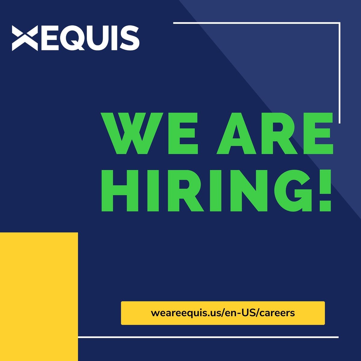 📣Join our team!📣 weareequis.us/en-US/careers ✨